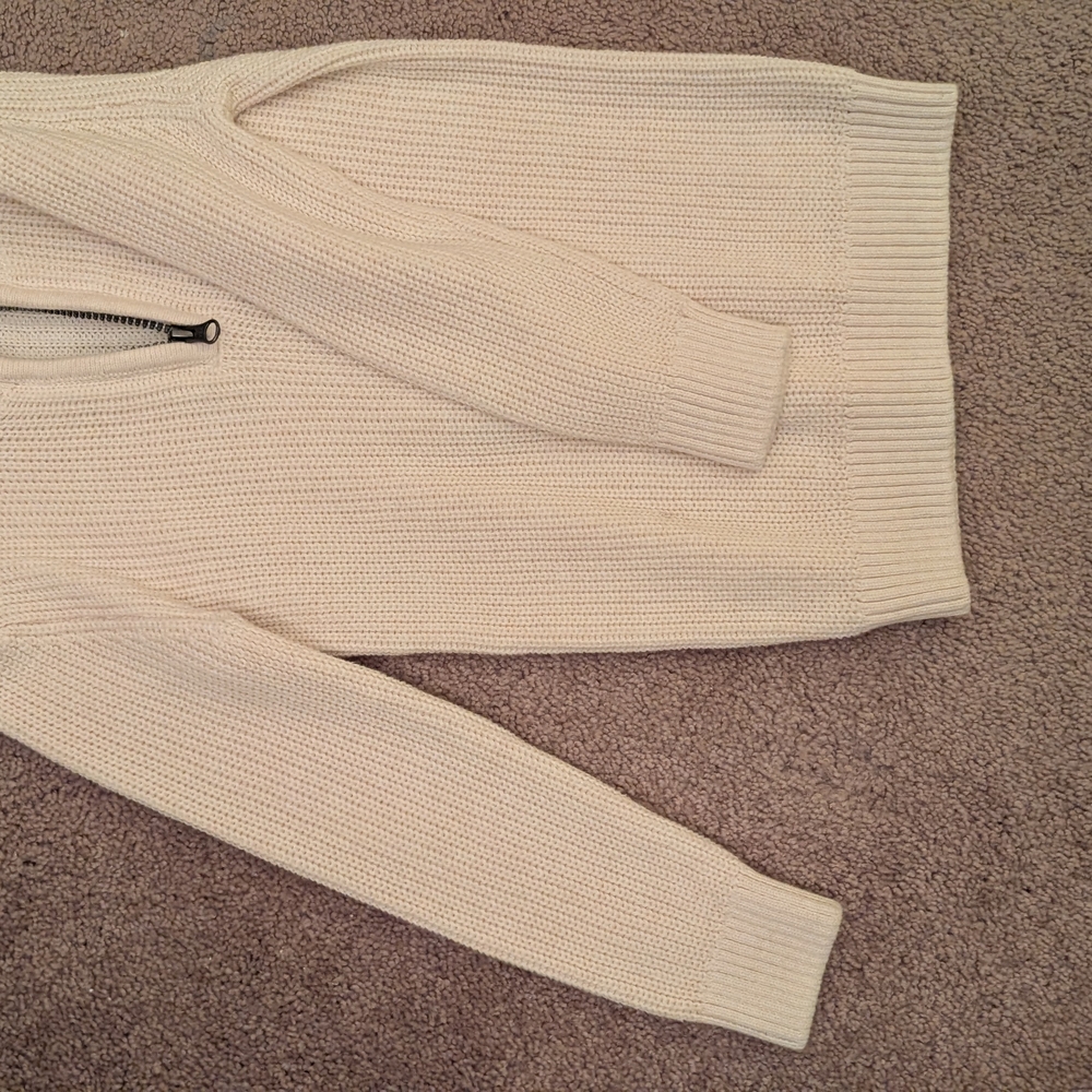 The Children's Place Cream Knit Cardigan
